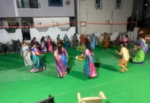నలగండ్ల హుడా కాలనీలో ఘనంగా బతుకమ్మ ఉత్సవాలు ప్రారంభం