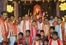 తారానగర్లో శ్రీదేవి శరన్నవరాత్రి ఉత్సవాలు.. ప్రత్యేక పూజల్లో పాల్గొన్న పీఏసీ చైర్మన్ ఆరెకపూడి గాంధీ