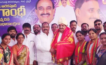ఆరెకపూడి గాంధీకి జన్మదిన శుభాకాంక్షలు తెలిపిన రాగం నాగేందర్ యాదవ్