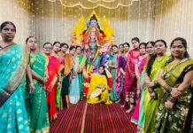 లింగంపల్లి శివాజీనగర్లో వైభవంగా దసరా నవరాత్రి వేడుకలు