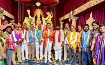 చందానగర్ లో ఘనంగా దుర్గామాత నవరాత్రి ఉత్సవాలు.. భక్తులకు అన్నప్రసాద వితరణ