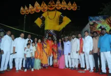 హఫీజ్పేట్ లో అంగరంగ వైభవంగా రావణ దహనం