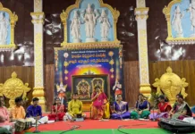తిరుమల బ్రహ్మోత్సవాల్లో శోభారాజు, శిష్యుల సంకీర్తనామృతం