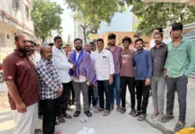 ఎం.ఏ. నగర్ కాలనీలో బీఆర్ఎస్ నాయకుడు రామప్రభు పర్యటన