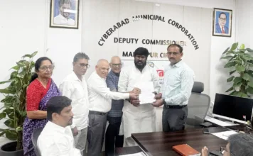 శిల్పా హిల్స్లో డ్రైనేజీ సమస్యలపై ప్రజావాణిలో ఫిర్యాదు