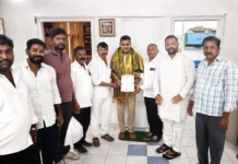 సగర సంఘం భవన నిర్మాణానికి ఎంపీ ల్యాడ్స్ నిధులపై వినతి